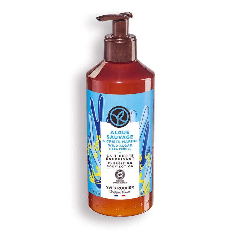 YVES ROCHER Mořská řasa & motar přímořský Tělové mléko 390 ml