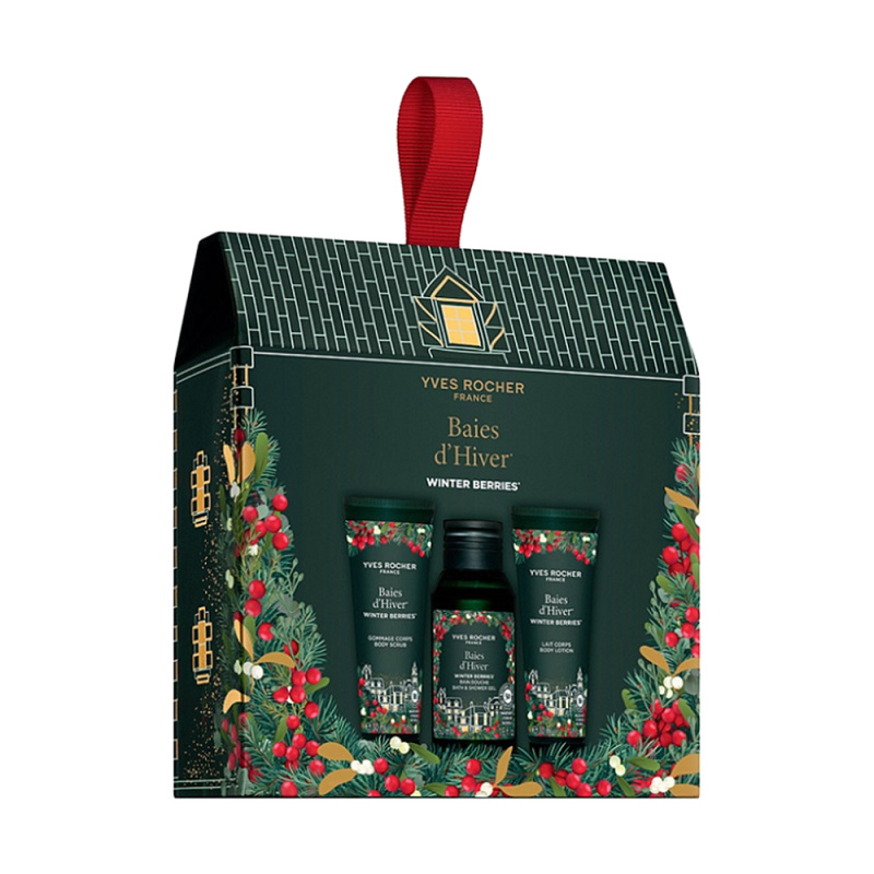 Yves Rocher Winter Berries dárková sada pro ženy 3 ks