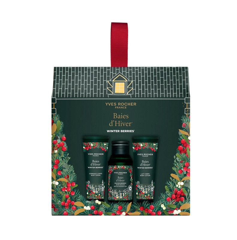 Yves Rocher Winter Berries dárková sada pro ženy 3 ks