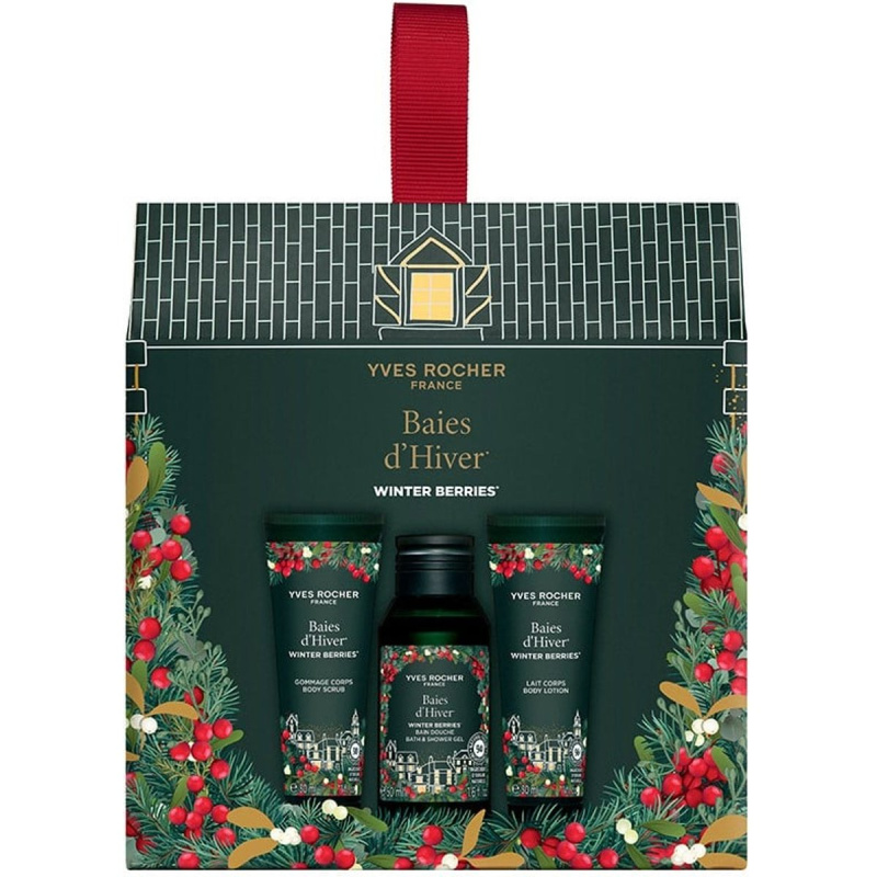 Yves Rocher Winter Berries dárková sada pro ženy 3 ks
