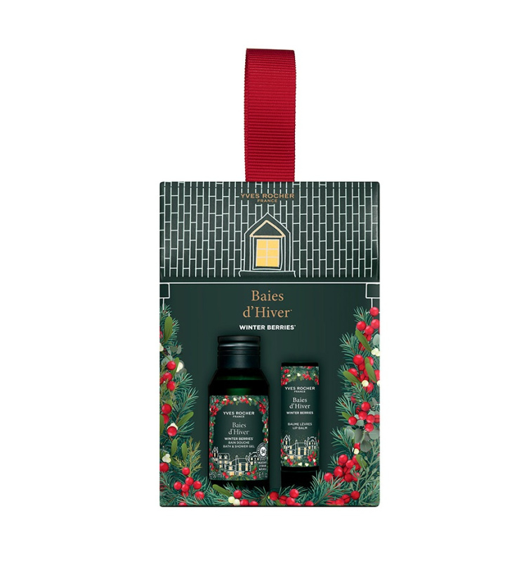 Yves Rocher Winter Berries dárková sada pro ženy 2 ks