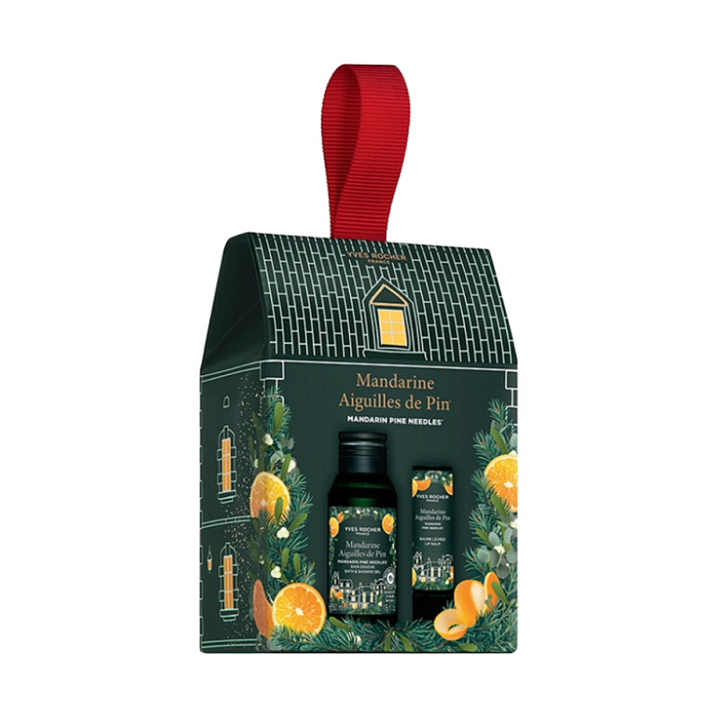 Yves Rocher Mandarin Pine Needles dárková sada pro ženy 2 ks