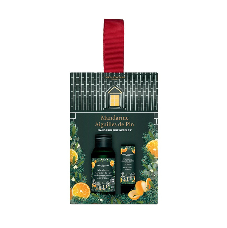Yves Rocher Mandarin Pine Needles dárková sada pro ženy 2 ks