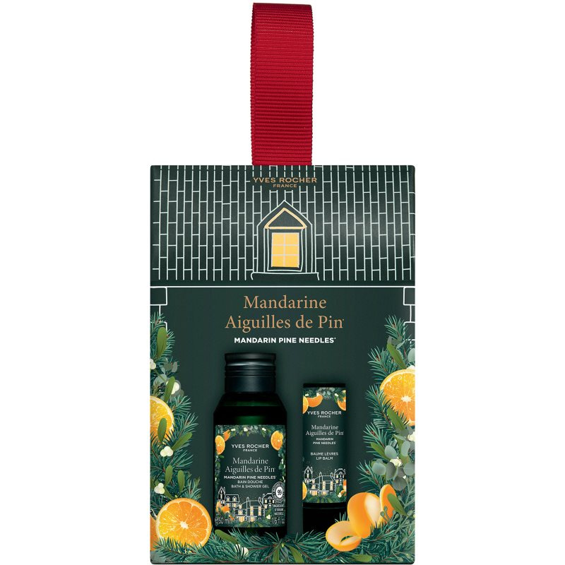 Yves Rocher Mandarin Pine Needles dárková sada pro ženy 2 ks
