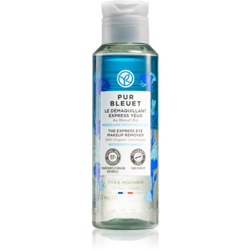 Yves Rocher Pur Bleuet jemný dvoufázový odličovač na oči 100 ml