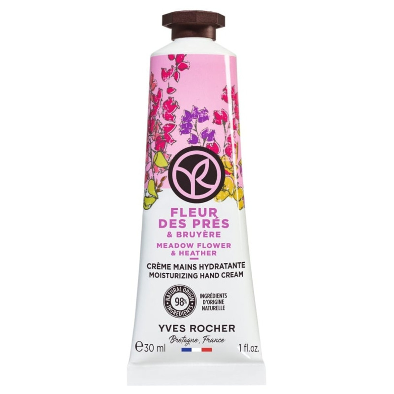 Yves Rocher Bain de Nature krém na ruce Meadow Flower & Heather 30 ml