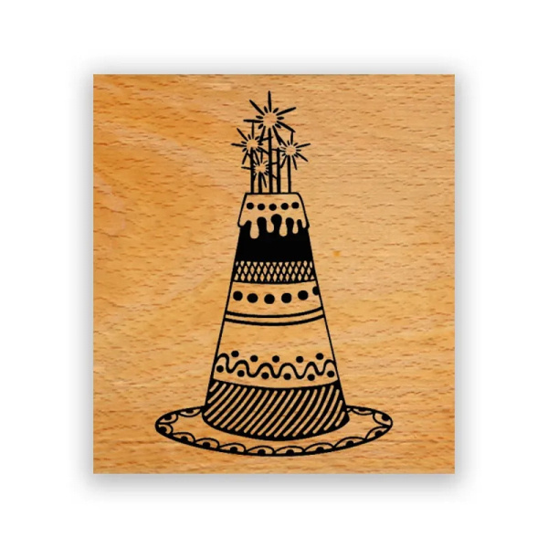 Aladine Dřevěné razítko Aladine, vel. D - Dort