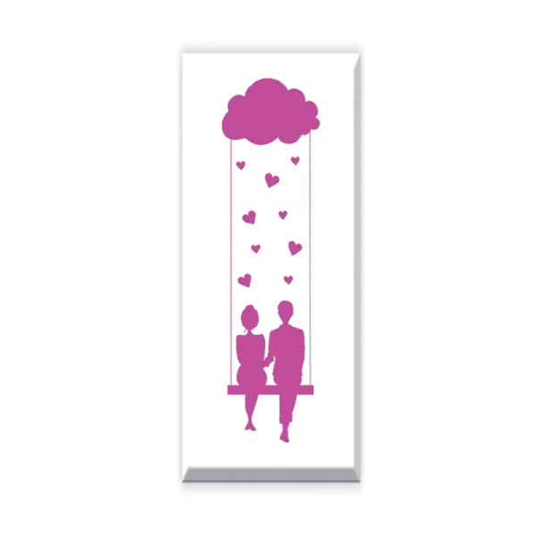 Aladine Dřevěné razítko Aladien, vel. E - Zamilovaný pár