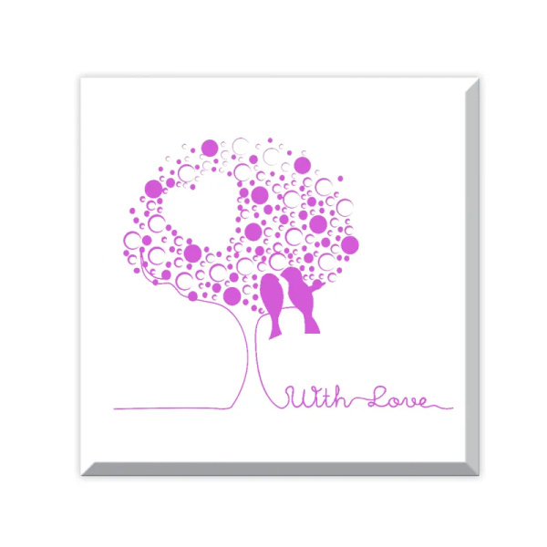 Aladine Dřevěné razítko Aladine, vel. G -  Ptáčci s láskou