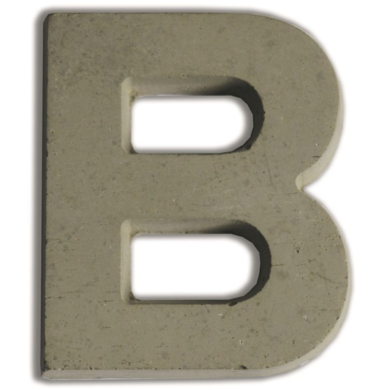 Aladine Betonová písmena k dekoraci Aladine, velikost 5 cm - VYBERTE PÍSMENO - Betonové písmeno k dekoraci Aladine, 5 cm - B