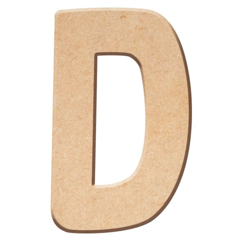 Aladine Dřevěná písmena Aladine k dekoraci, 5 cm - VYBERTE PÍSMENO - Dřevěné písmeno Aladine k dekoraci, 5 cm - D