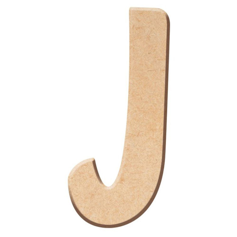 Aladine Dřevěná písmena Aladine k dekoraci, 5 cm - VYBERTE PÍSMENO - Dřevěné písmeno Aladine k dekoraci, 5 cm - J