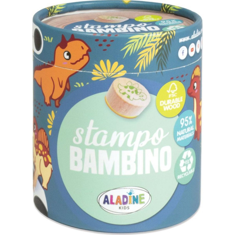 Razítka Stampo Bambino Dinosauři 8ks Aladine