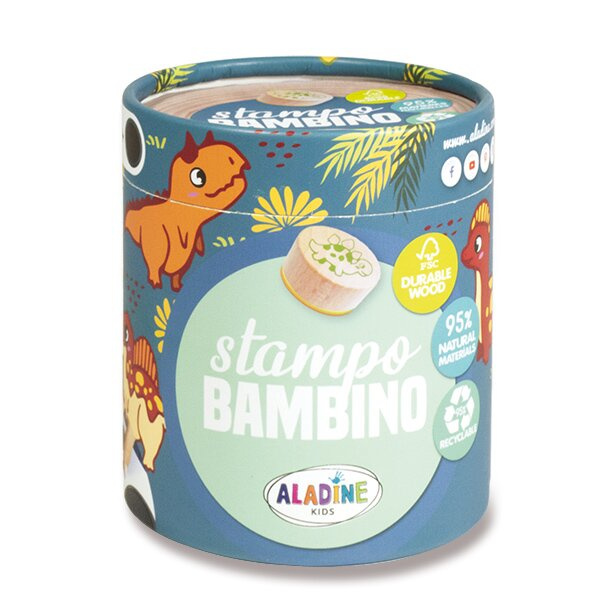 Razítka Stampo Bambino Dinosauři 8ks Aladine