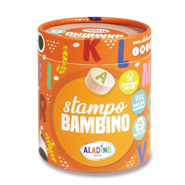 Razítka Stampo Bambino Abeceda 28ks Aladine