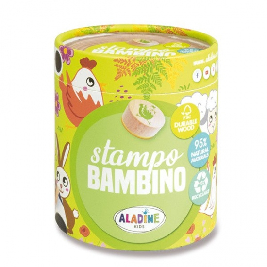 Razítka Stampo Bambino Farma 8ks Aladine