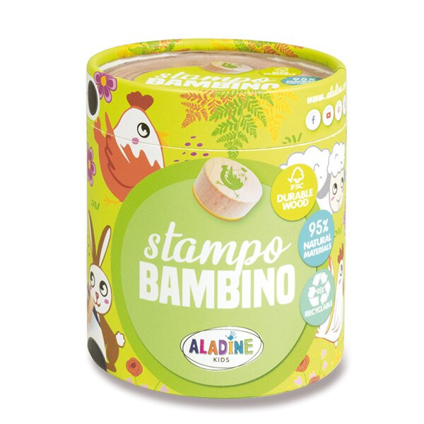 Razítka Stampo Bambino Farma 8ks Aladine