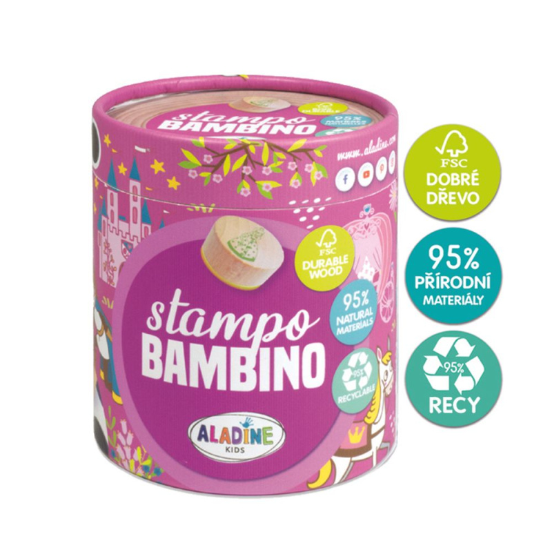 Razítka Stampo Bambino Princezny 8ks Aladine