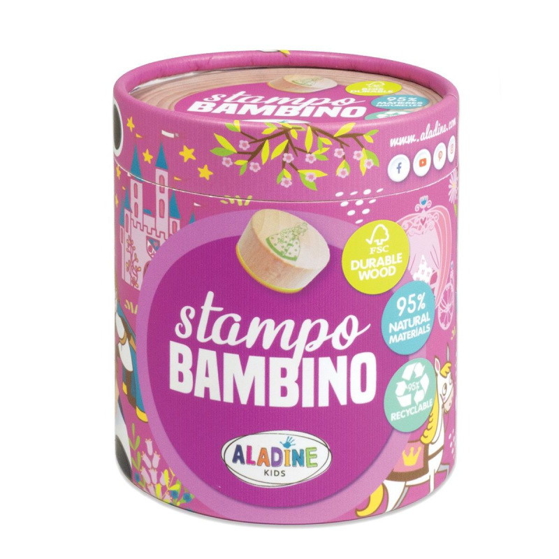 Razítka Stampo Bambino Princezny 8ks Aladine