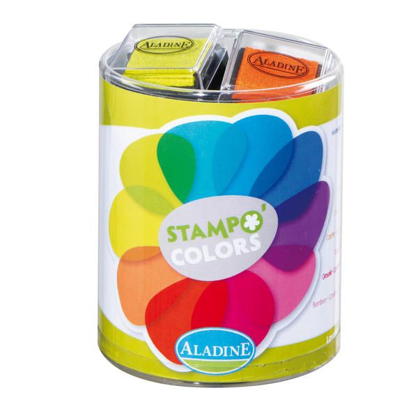 Razítkovací poštářky STAMPO IZINK PIGMENT - Zářivé barvy Aladine