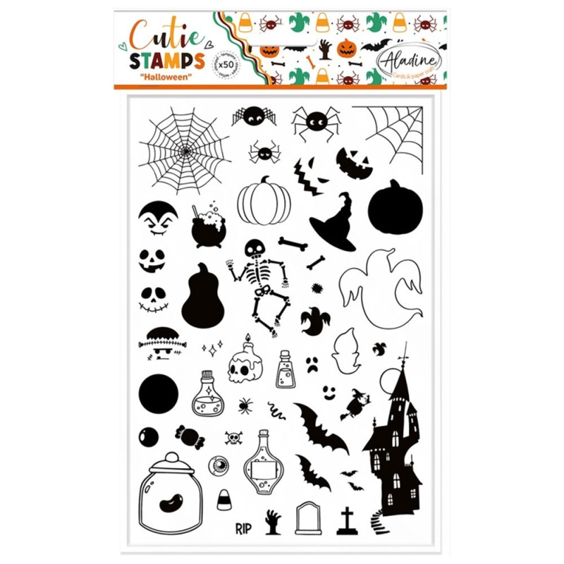 Razítka Cutie Stamps, 50 ks - Halloween Aladine