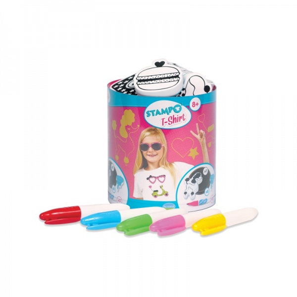 Razítka na textil Stampo T-SHIRT - Párty pro holky Aladine