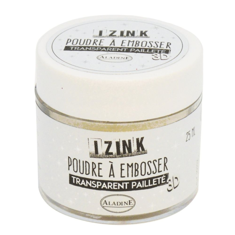 Embosovací prášek Aladine 25 ml - irridescent sparkle průhledná třpytivá Aladine