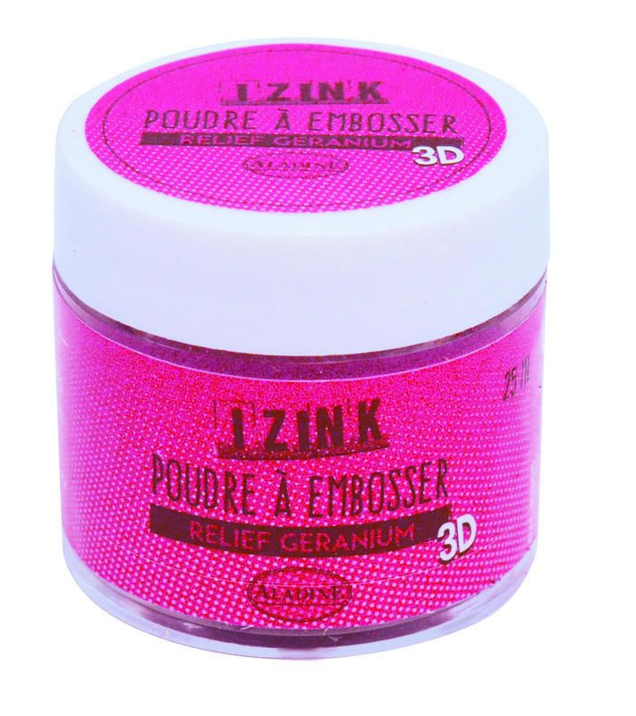 Embosovací prášek Aladine 25 ml - geranium tmavě růžová Aladine