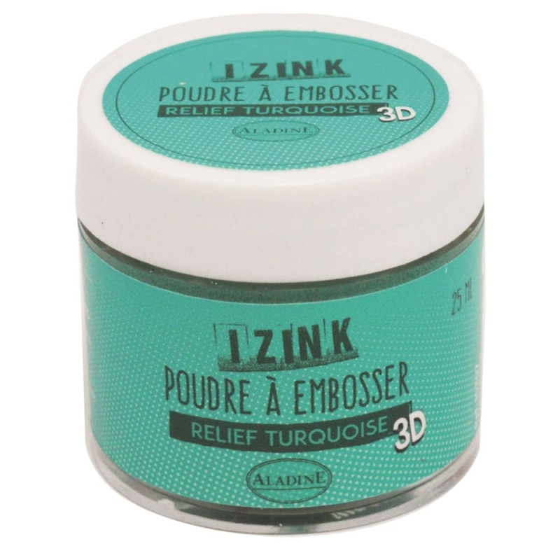 Embosovací prášek Aladine 25 ml - turquoise tyrkysová Aladine