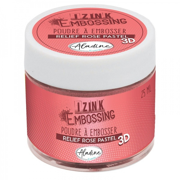 Embosovací prášek Aladine 25 ml - rose pastel pastelová růžová Aladine