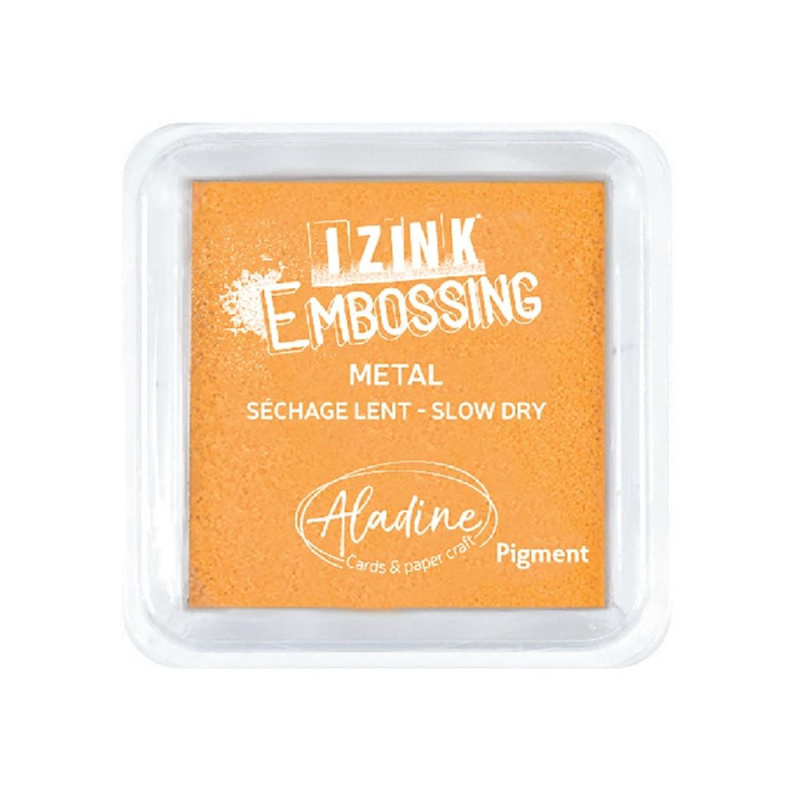 Aladine Embosovací polštářek Aladine Izink Embossing - VYBERTE ODSTÍN - Razítkovací polštářek Aladine Izink Embossing - metal yellow, metalický žlutý