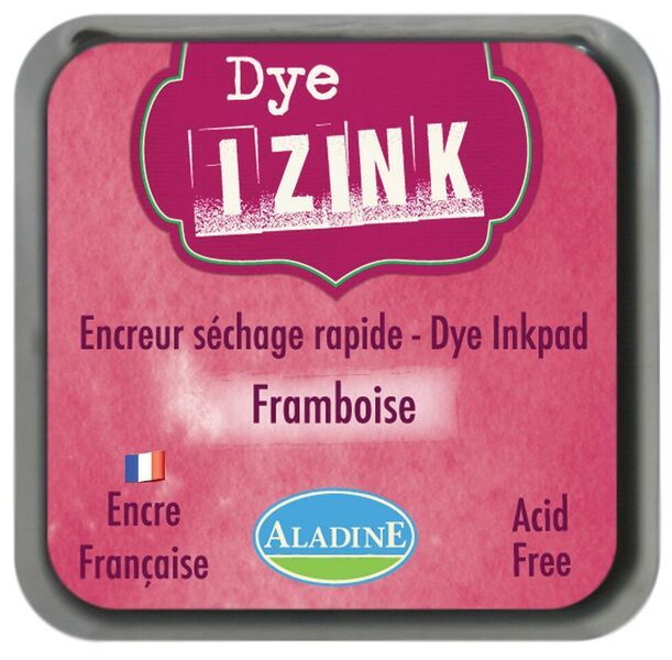 Razítkovací polštářek Aladine IZINK DYE - framboise malinová Aladine