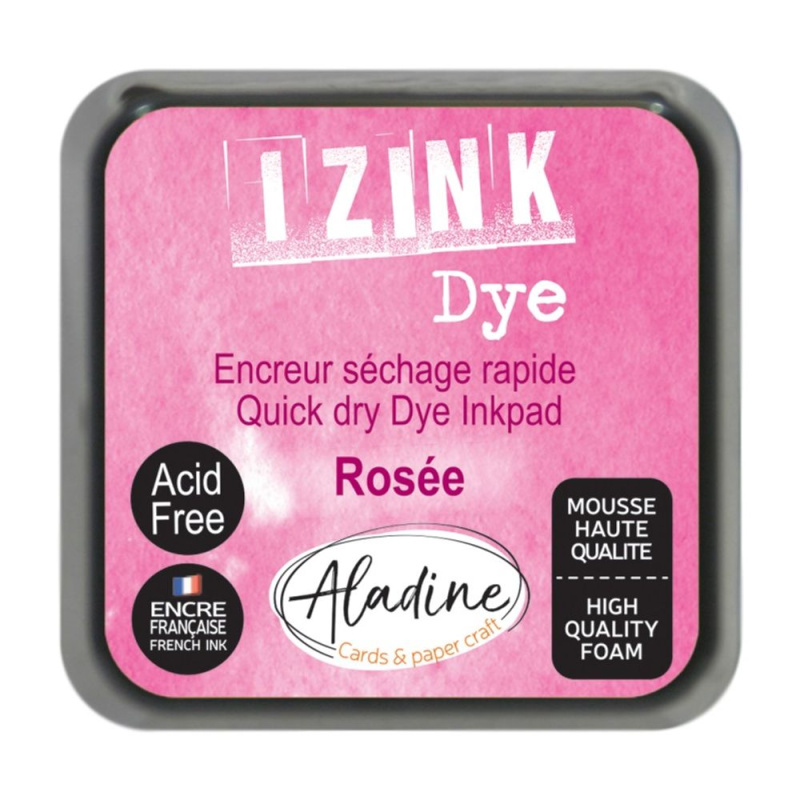 Razítkovací polštářek Aladine IZINK DYE - roseé růžová Aladine