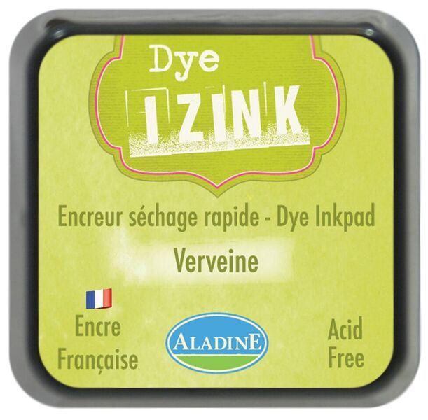 Polštářky Izink Dye žlutozelená Aladine