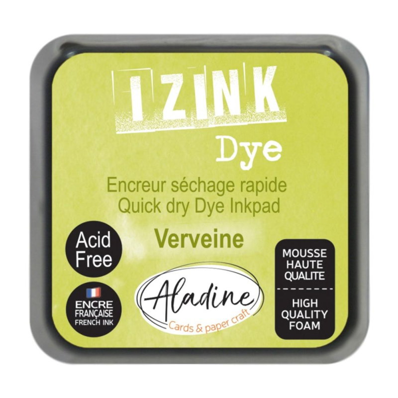 Polštářky Izink Dye žlutozelená Aladine