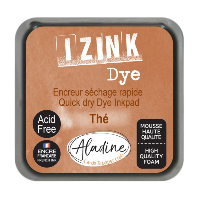 Polštářky Izink Dye světlá hnědá Aladine