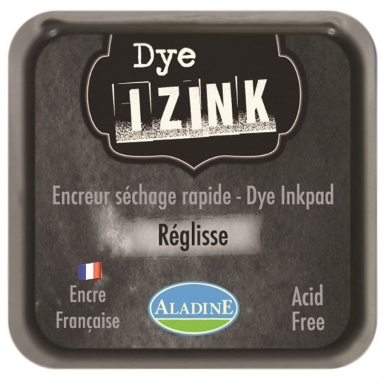 Aladine Razítkovací polštářek Aladine Izink Dye - VYBERTE ODSTÍN - Razítkovací polštářek Aladine Izink Dye - reglisse, černý