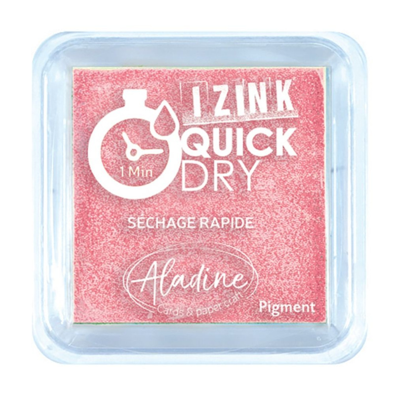 Razítkovací polštářek Aladine IZINK QUICK DRY - rosé podré pudrová růžová Aladine