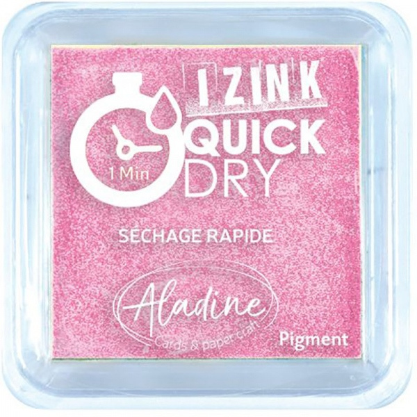 Razítkovací polštářek Aladine IZINK QUICK DRY - rosé pastel pastelová růžová Aladine