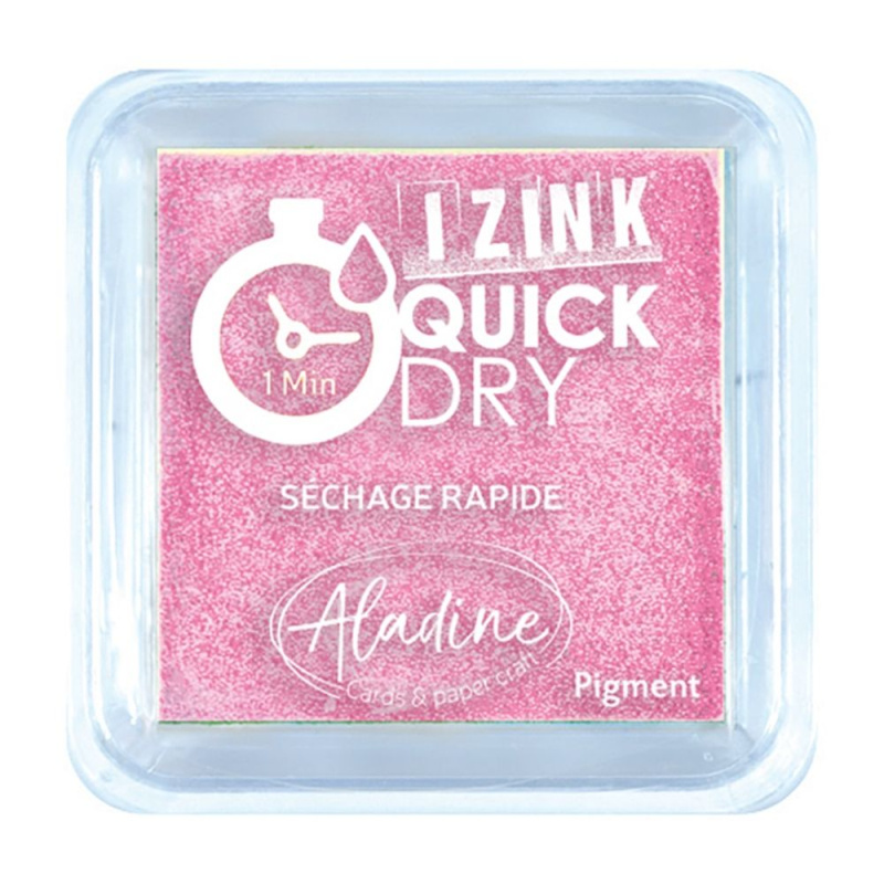 Razítkovací polštářek Aladine IZINK QUICK DRY - rosé pastel pastelová růžová Aladine