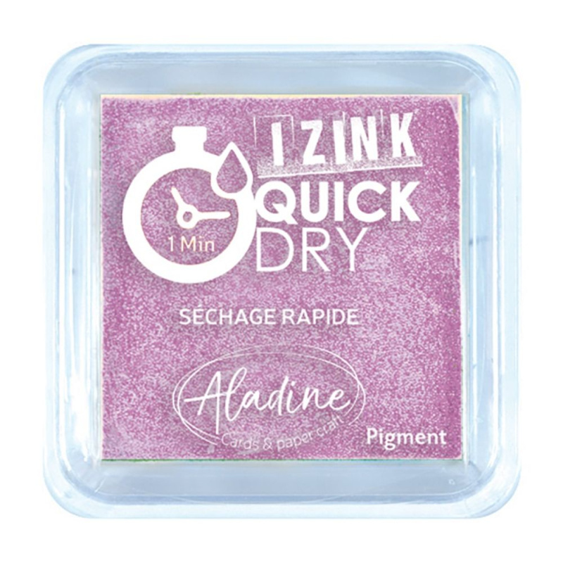 Razítkovací polštářek Aladine IZINK QUICK DRY - violet pastel pastelová fialová Aladine