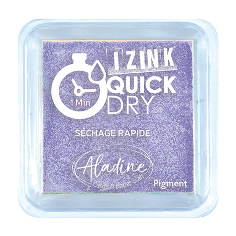 Razítkovací polštářek Aladine IZINK QUICK DRY - mauve pastel pastelová lila Aladine
