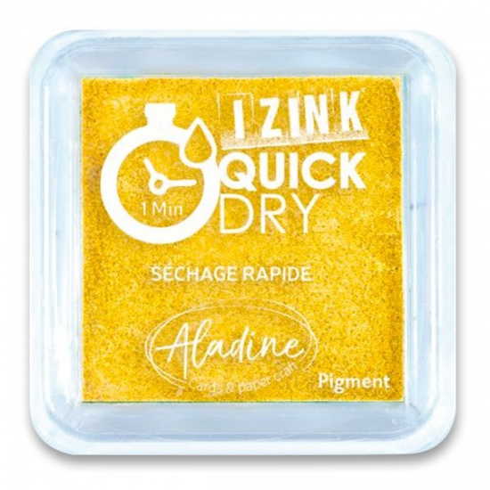 Razítkovací polštářek Quick Dy žlutý Aladine