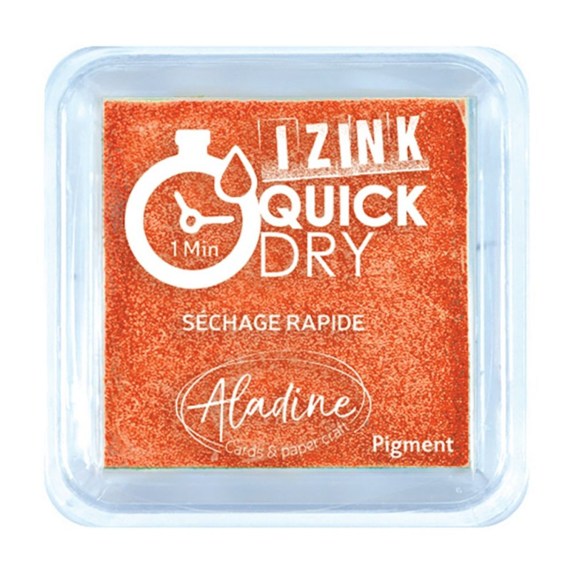 Aladine Razítkovací polštářek Aladine Izink Quick Dry, rychleschnoucí - VYBERTE ODSTÍN - Razítkovací polštářek Aladine Izink Quick Dry - orange, oranžový