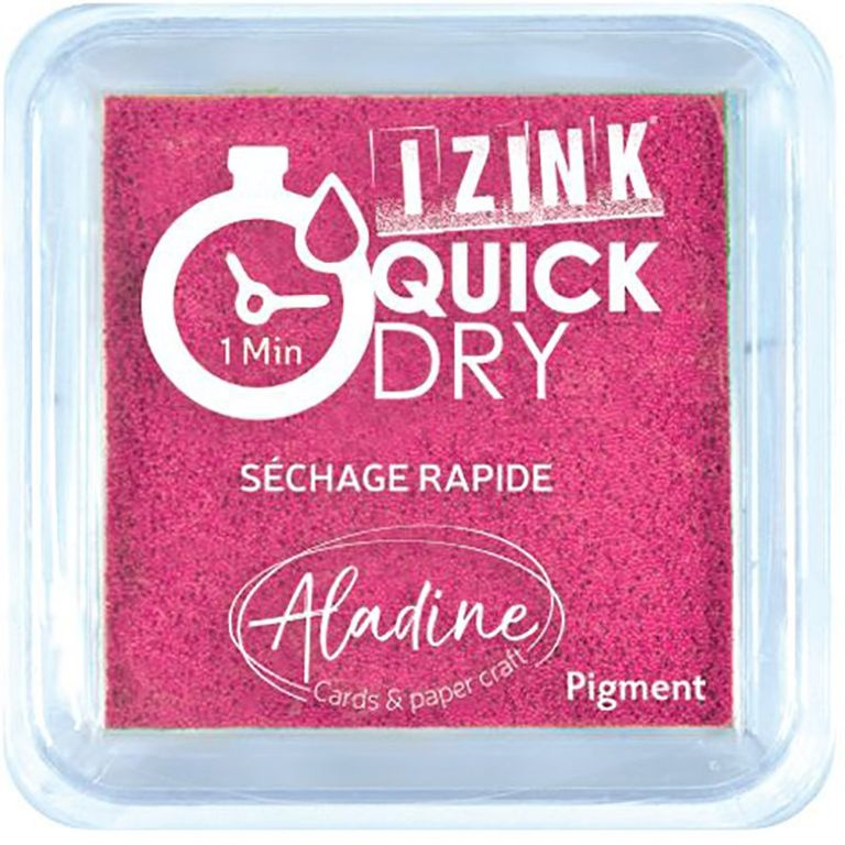 Razítkovací polštářek Quick Dy růžový Aladine