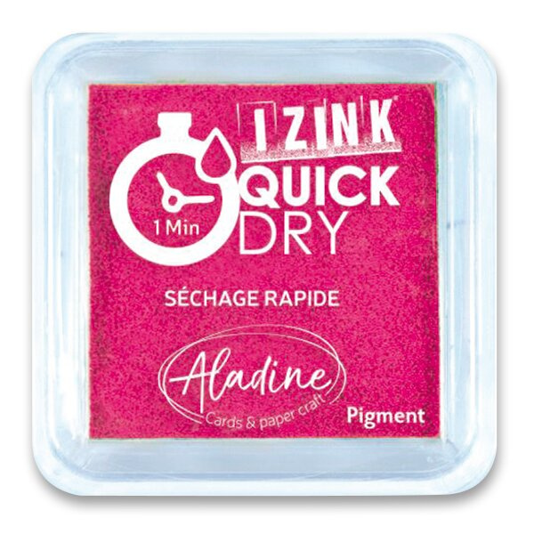 Razítkovací polštářek Quick Dy růžový Aladine