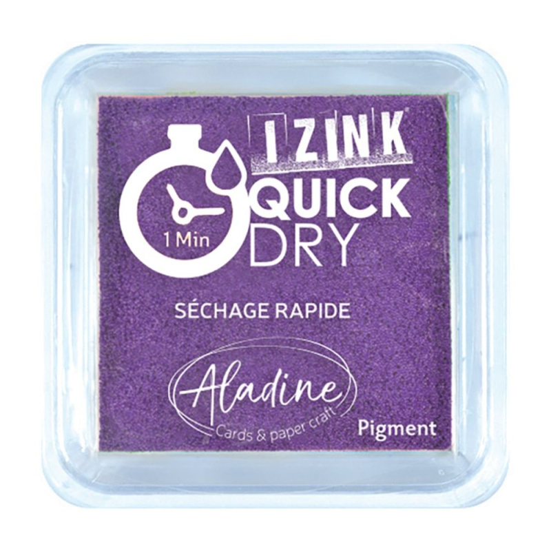 Razítkovací polštářek Aladine IZINK QUICK DRY - violet fialová Aladine