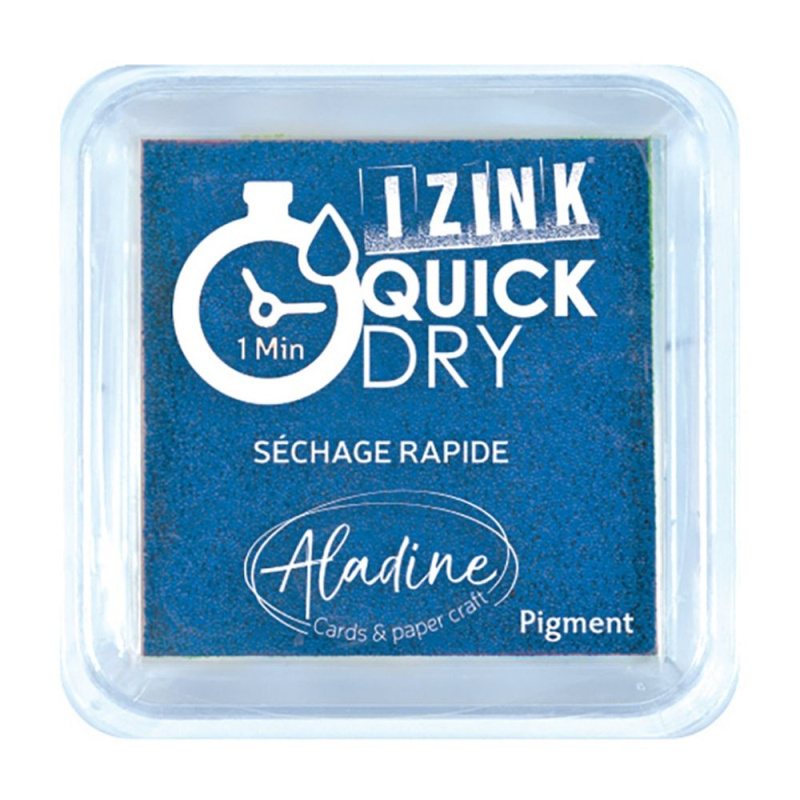 Aladine Razítkovací polštářek Aladine Izink Quick Dry, rychleschnoucí - VYBERTE ODSTÍN - Razítkovací polštářek Aladine Izink Quick Dry - marine, námořnický modrý