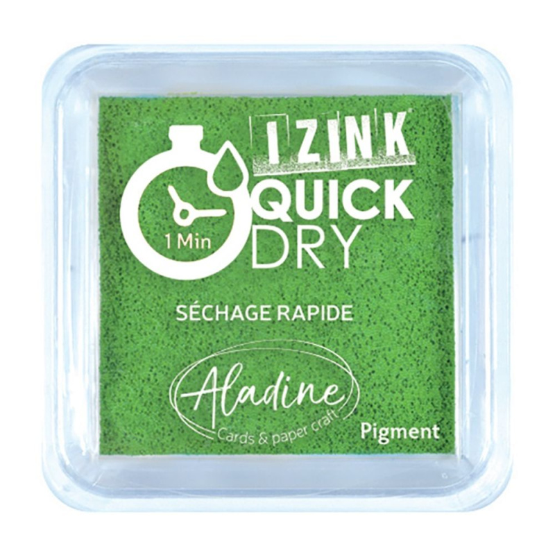 Aladine Razítkovací polštářek Aladine Izink Quick Dry, rychleschnoucí - VYBERTE ODSTÍN - Razítkovací polštářek Aladine Izink Quick Dry - vert, zelený
