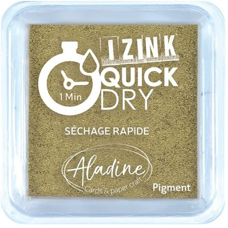Aladine Razítkovací polštářek Aladine Izink Metal, metalický - VYBERTE ODSTÍN - Razítkovací polštářek Aladine Izink Metal - or, zlatý
